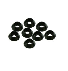 3MM ALUMINIUM CAP HEAD WASHER BLACK (8 pcs) - UR1521-N - ULTIMATE