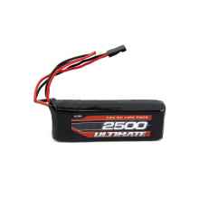 ULTIMATE 7.4v. 2500mAh LiPo FLAT RECEIVER BATTERY PACK JR - UR4451 - 