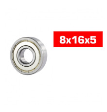 "8x16x5mm SELECT ""HS"" METAL SHIELDED BEARING SET (2pcs.) - UR7802-