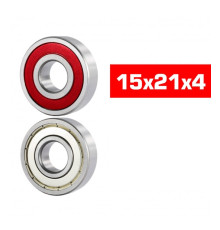 "15x21x4mm ""HS"" HYBRID SEALS BEARING SET (2pcs.) - UR7804-2 - ULTIM