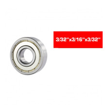 "3/32""x3/16""x3/32"" ""HS"" METAL SHIELDED BEARING SET (2pcs) - UR78