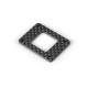 GRAPHITE GEAR BOX HEIGHT ADJUSTMENT PLATE - 321268 - XRAY