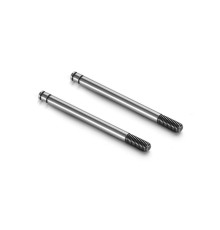 FRONT HARDENED SHOCK SHAFT 42MM (2) - 368161 - XRAY