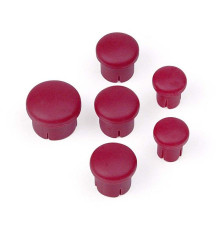 PLASTIC CAP FOR HANDLE ( SET - 3+2+1) PURPLE - 195040 - HUDY