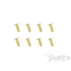 Screws GOLD FHC 2.5x8mm (8) - T-WORKS - GSS-2508C