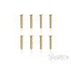 3mmx16mm Gold Button Head Screws (8pcs) - T-WORKS - GSS-316B