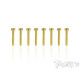 Vis Acier Traitées GOLD CHC 3x18mm (8) - T-WORKS - GSS-318H