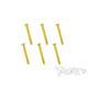 3mmx22mm Gold Button Head Screws (6pcs) - T-WORKS - GSS-322B