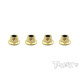 Golden Plated Flat M3 Lock Nuts (4pcs.) - T-WORKS - GSS-3FLN