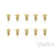 Screws GOLD FHC 4X8mm (10) - T-WORKS - GSS-408C