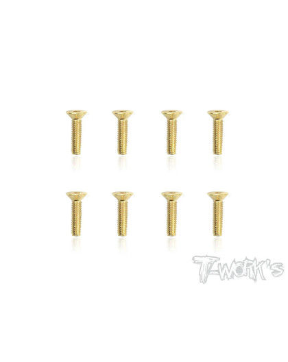 Vis Acier Traitées GOLD CHC 4x16mm (6) - T-WORKS - GSS-416C