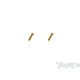 4mmx22mm Gold Steel UFO Screws (2pcs) - T-WORKS - GSS-422U