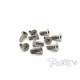 Screws NICKEL FHC 3x8mm (10) - T-WORKS - NSS-308C