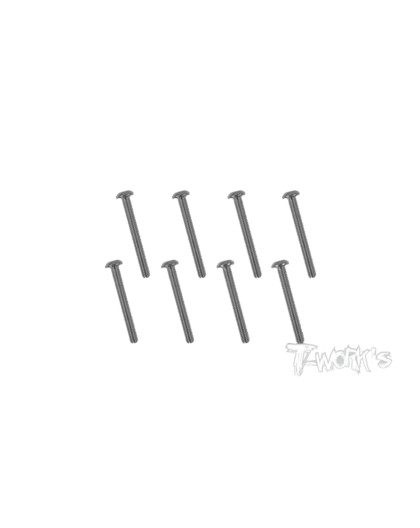 3mmx25mm Hex BHC Screw (8pcs) - T-WORKS - NSS-325B