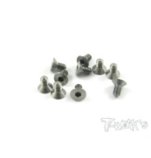 Vis titane 3x6 FHC (10) - T-WORKS - TSS-306C