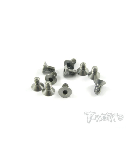 Vis titane 3x6 FHC (10) - T-WORKS - TSS-306C