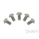 3mm x 6mm 64 Titanium Hex. UFO Screw 10pcs. - T-WORKS - TSS-306U-5