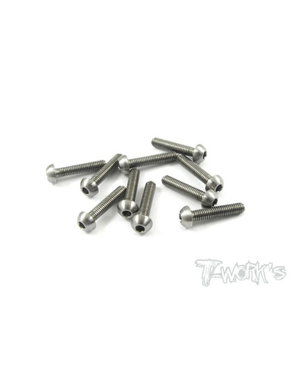 3mm x 14mm Titanium Hex. BHC Screw - T-WORKS - TSS-314B