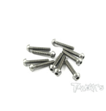 3mm x 16mm Titanium Hex. BHC Screw - T-WORKS - TSS-316B