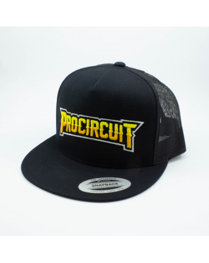 Casquette Procircuit Trucker noire US Plate - PROCIRCUIT - PC0014