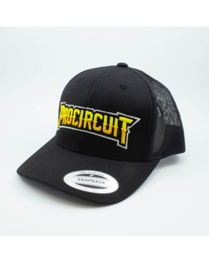 Casquette Procircuit Trucker noire - PROCIRCUIT - PC0013