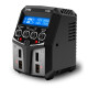 Chargeur Duo T100 AC/DC 5A 2x50W - SKYRC - SK100162