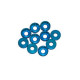 3 mm. ALU. WASHER BLUE (10 pcs) - UR1501-A - ULTIMATE