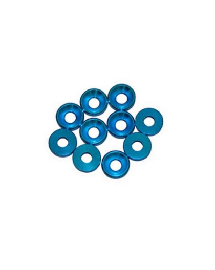 3 mm. ALU. WASHER BLUE (10 pcs) - UR1501-A - ULTIMATE