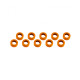 Rondelles 3x6x2mm - Orange (10pcs) - ULTIMATE - UR1506-G