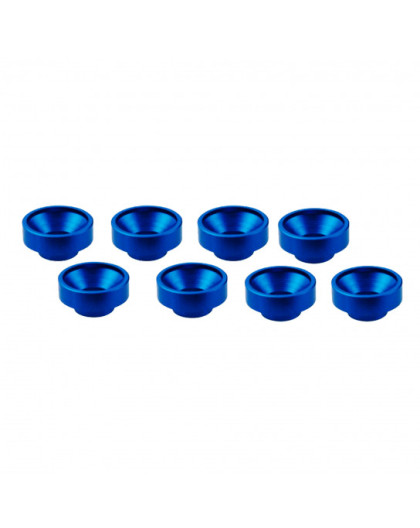 M3 ALUMINUM SERVO WASHER BLUE (8 pcs) - UR1507-A - ULTIMATE