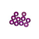 4 mm. ALU WASHER PURPLE (10 pcs) - UR1511-P - ULTIMATE