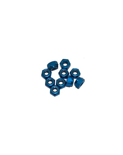 Ecrous 4mm Bleu (x10) - ULTIMATE - UR1512-A