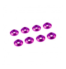 3MM ALUMINIUM CAP HEAD WASHER PINK (8 pcs) - UR1521-PK - ULTIMATE