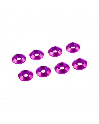 3MM ALUMINIUM CAP HEAD WASHER PINK (8 pcs) - UR1521-PK - ULTIMATE