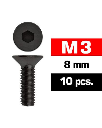 M3x8mm FLAT HEAD SCREWS (10 pcs) - UR161308 - ULTIMATE