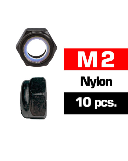 M2 NYLON LOCKNUTS (10 pcs) - UR165200 - ULTIMATE