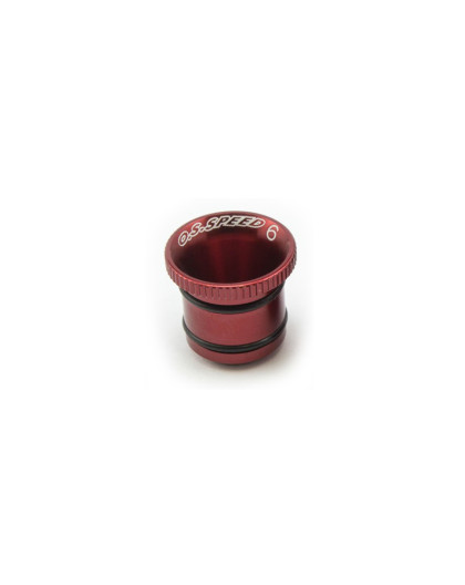 CARBURETOR REDUCER 6MM (RED) M3 - UR3423-11 - ULTIMATE