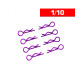 Body Clips 1/10 Purple (x8) - UR6411-P - ULTIMATE