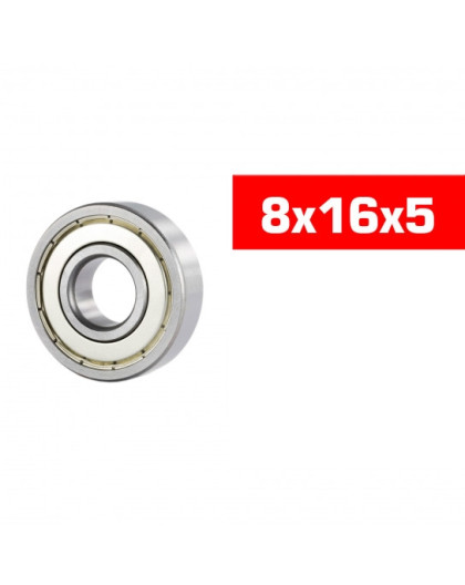 "8x16x5mm SELECT ""HS"" METAL SHIELDED BEARING SET (2pcs.) - UR7802-