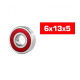 "6x13x5mm ""HS"" RUBBER SEALED BEARING SET (2pcs.) - UR7805-2 - ULTIM