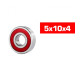 "5x10x4mm ""HS"" RUBBER SEALED BEARING SET (10pcs) - UR7819 - ULTIMAT