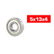 "5x13x4mm ""HS"" METAL SHIELDED BEARING SET (10pcs) - UR7826 - ULTIMA