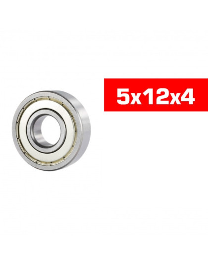 "5x12x4mm ""HS"" METAL SHIELDED BEARING SET (10pcs) - UR7834 - ULTIMA