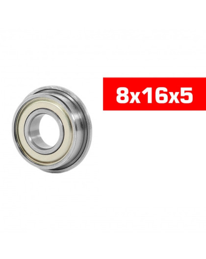 "8x16x5mm FLANGED ""HS"" METAL SHIELDED BEARING SET (2pcs) - UR7840-2