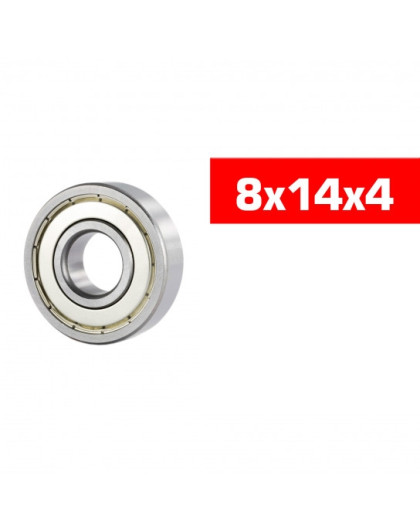 "8x14x4mm ""HS"" METAL SHIELDED BEARING SET (2pcs) - UR7844-2 - ULTIM