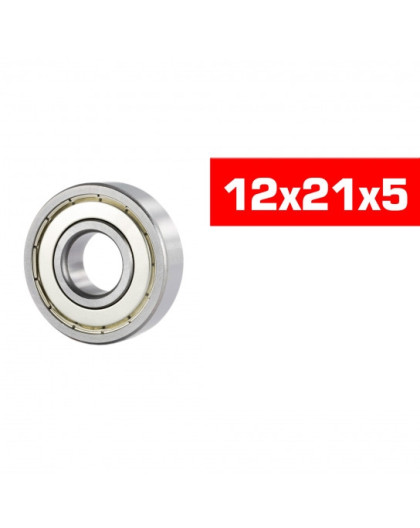 "12x21x5mm ""HS"" METAL SHIELDED BEARING SET (10pcs) - UR7848 - ULTIM