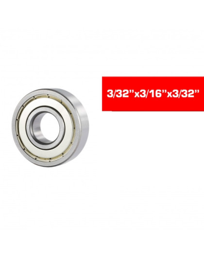 3/32x3/16x3/32 HS METAL SHIELDED BEARING SET (10pcs) - UR7855