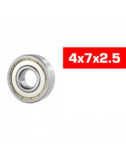 "4x7x2.5mm ""HS"" METAL SHIELDED BEARING SET (2pcs) - UR7856-2 - ULTI