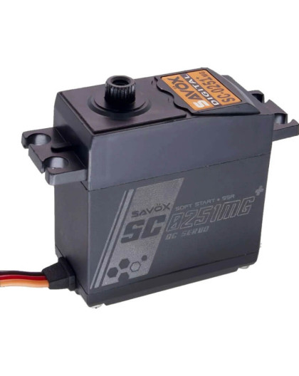 STD SIZE DIGITAL SERVO SC0251MG+ - SAVOX - SC0251MG+