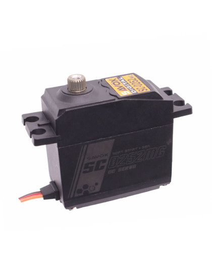 STD SIZE DIGITAL SERVO SC0252MG+ - SAVOX - SC0252MG+